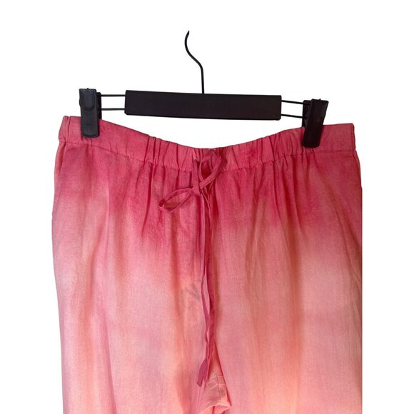 2/$30 ZARA Medium Womens Ombré Linen Blend Pants - Picture 9 of 13